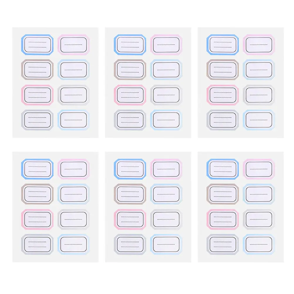 

36 Sheets Handwritten Label Stickers Premium Self-Adhesive Product Stickers for Bedroom Kitchen Home Use Multi-Function Sticky