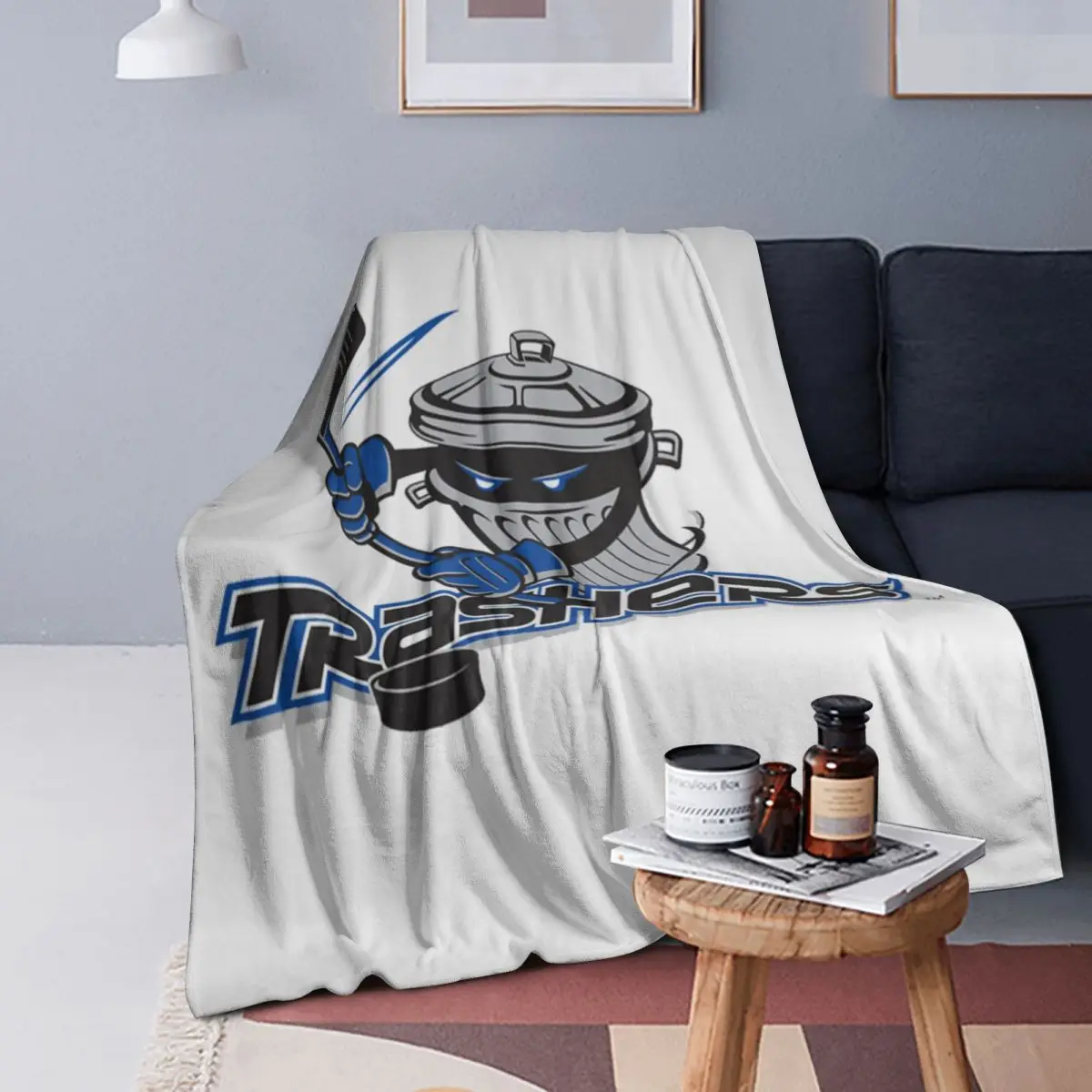 Danbury Trashers-Manta de Hockey sobre hielo (UHL), manta de franela suave y cálida para cama, sala de estar, Picnic, viaje, hogar, sofá