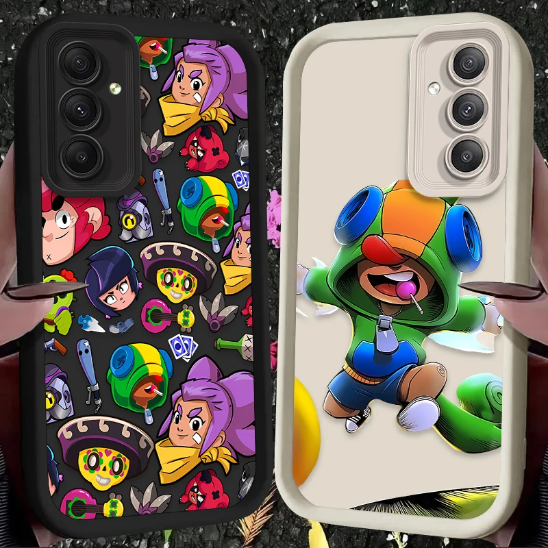 Cartoon Game Matte Phone Case for Samsung Galaxy A55 A15 A35 A25 A05 A05S 5G A24 A13 A23 A12 A22 A32 A52 A52S A71 A72 A51 Cover