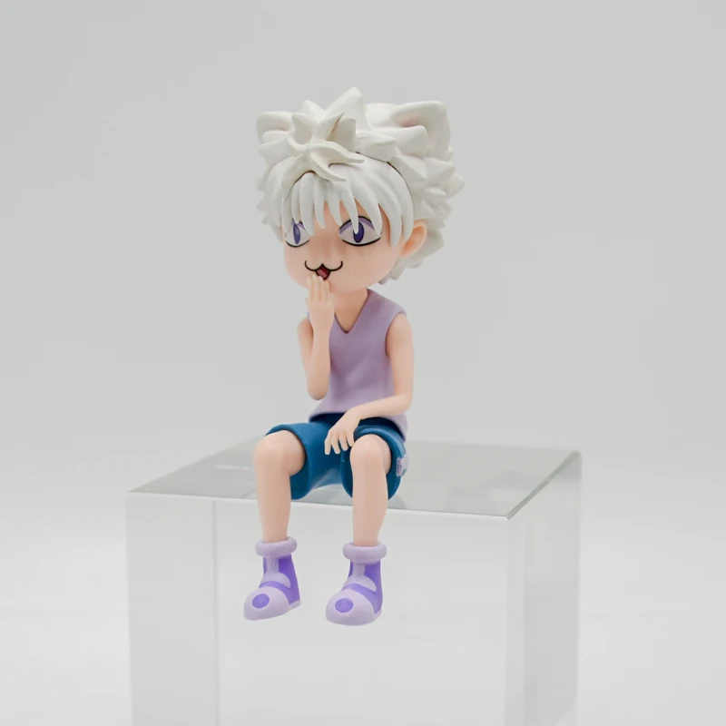 11 cm Hunter x Hunter Killua Zoldyck Anime Figura Noodle Stopper Gon Freecss Action Figure Figurine Cute Cat Face Modello Doll Toys