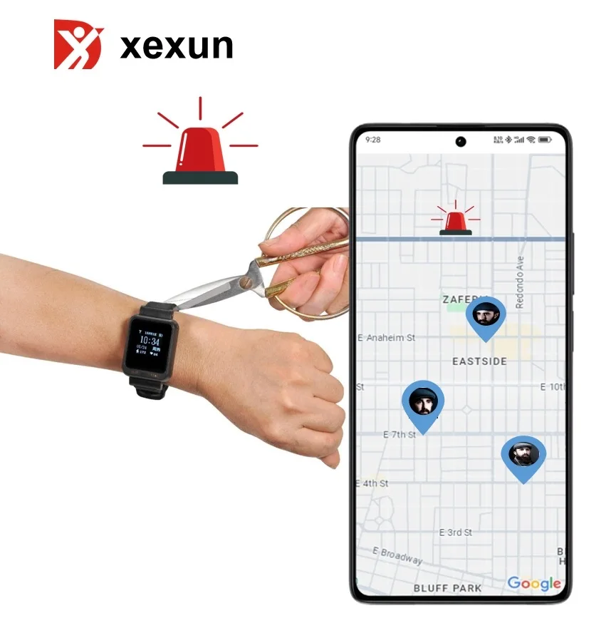 Global Positioning System Tracking - Wristband Global Positioning System Alzheimer's Tracker Global Positioning System Anti Lost