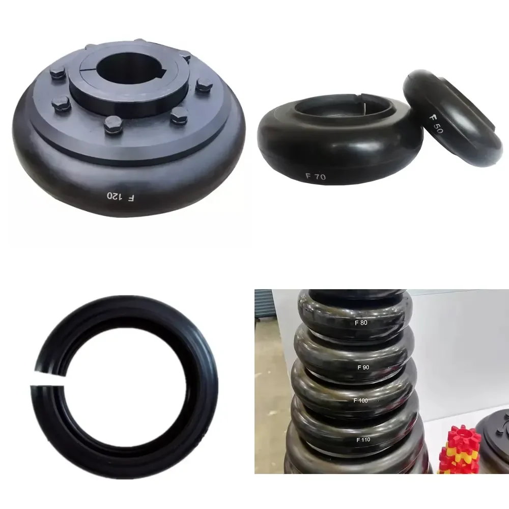 F50 F100 F120 Tyre Coupling Flexible Shaft Couplings Tyre Rubber Elements