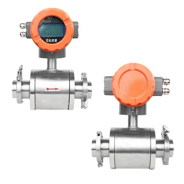 Food Grade Milk Alcohol Water Flow Meter Sensor