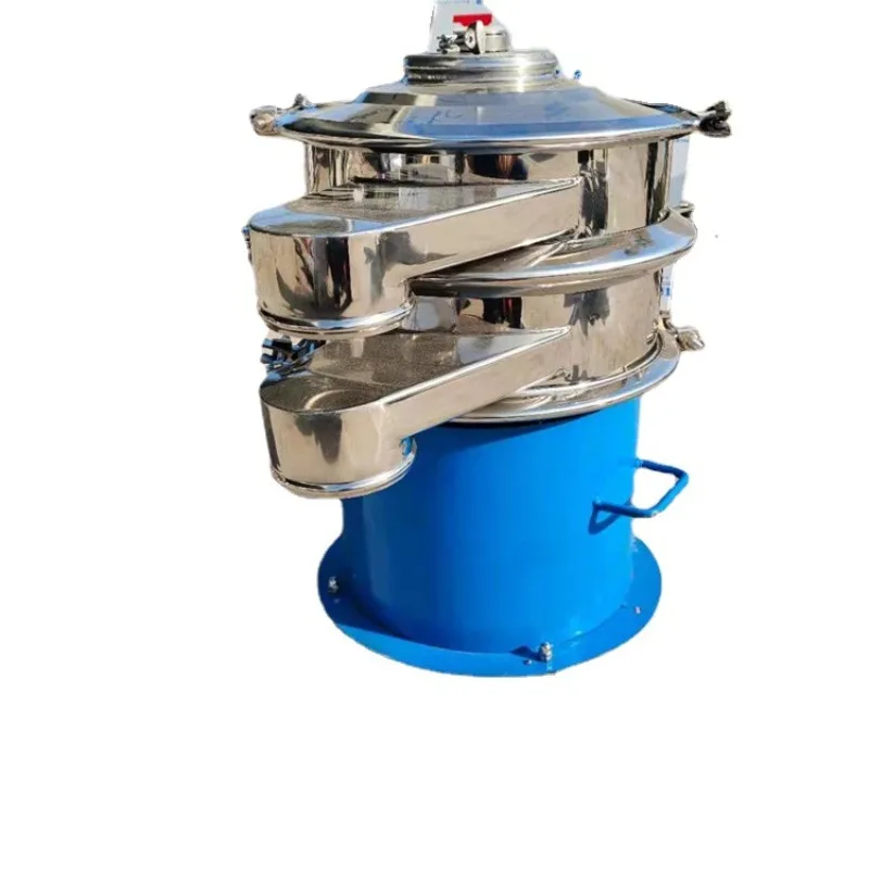 Large vegetable juice impurity vibration screening machine, soybean feed bean electric screening machine