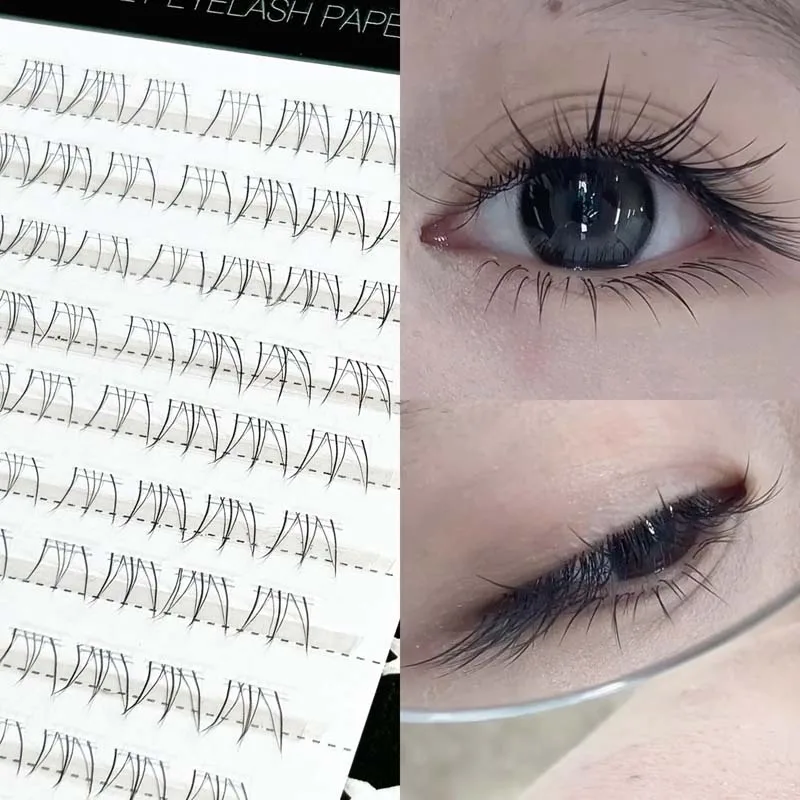 Herorange Cat Lower Eyelashes Multi Clusters Light Comfortable Easy Apply Natural Look Daily Photo Eye Makeup