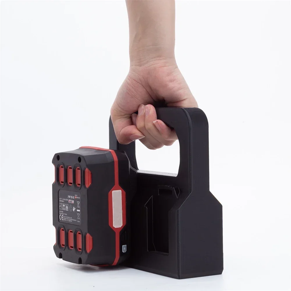 Imagem -02 - Suporte da Bateria para Lidl Parkside X20v Equipe Bateria Rack de Armazenamento Portátil Suporte de Cesta sem Baterias 4x