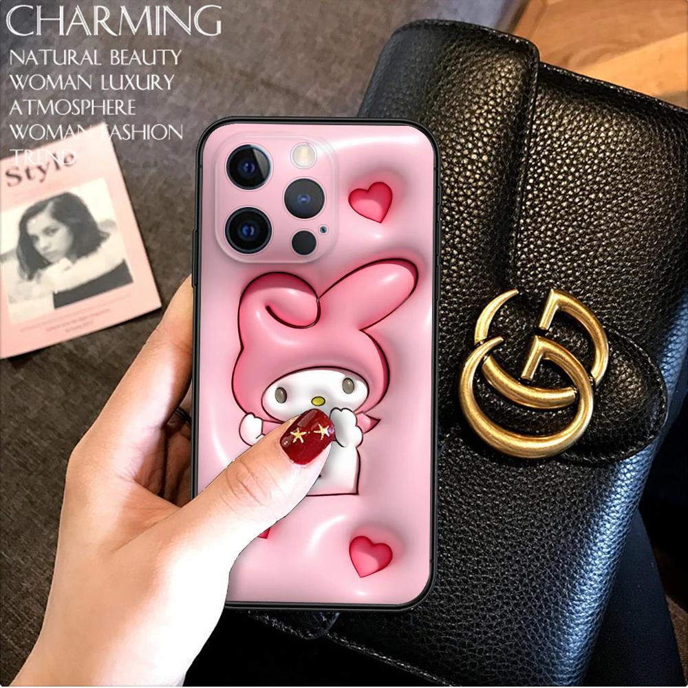 เคสนิ่มลายการ์ตูน S1 3D สำหรับ iPhone 15 14 PLUS 13 12 11 x XS XR Pro Mini 8 7 plus