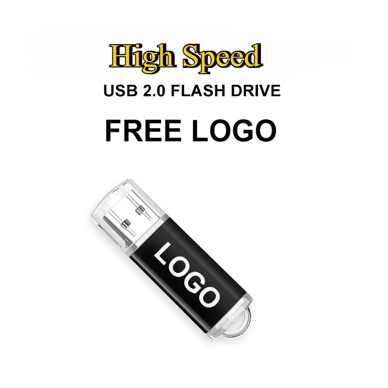 Wholesale Pen Drive 64GB USB Flash Drive 1GB 2GB 4GB 8GB 16GB Pendrives Usb Stick 32GB Memory Stick 128MB Free Custom Logo Gift