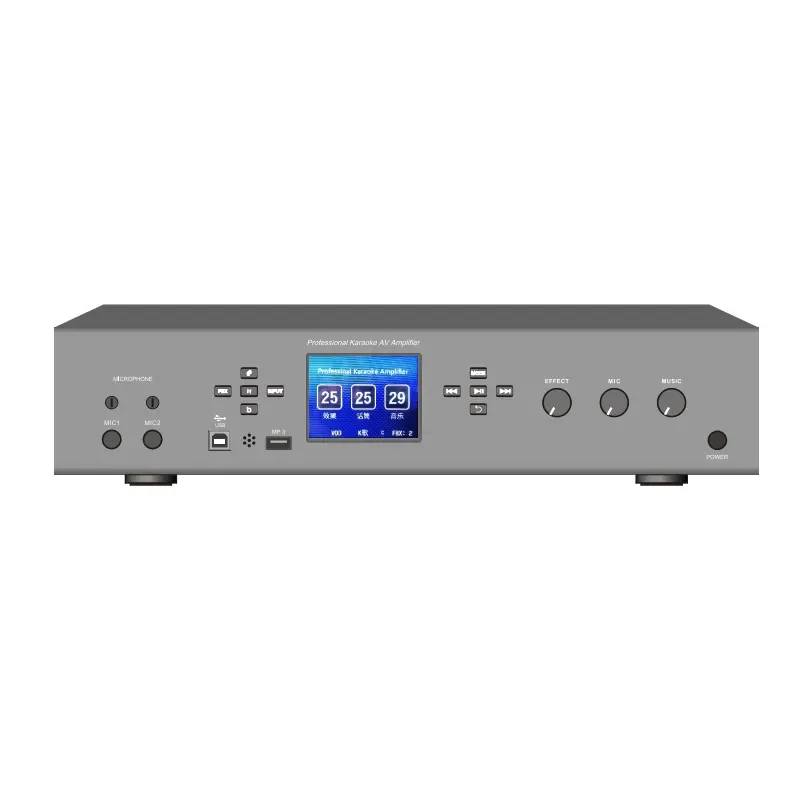 Source Manufacturer K2 Professional Digital Mixing Amplifier Household Karaoke Amplifier Engineering-grade Sound