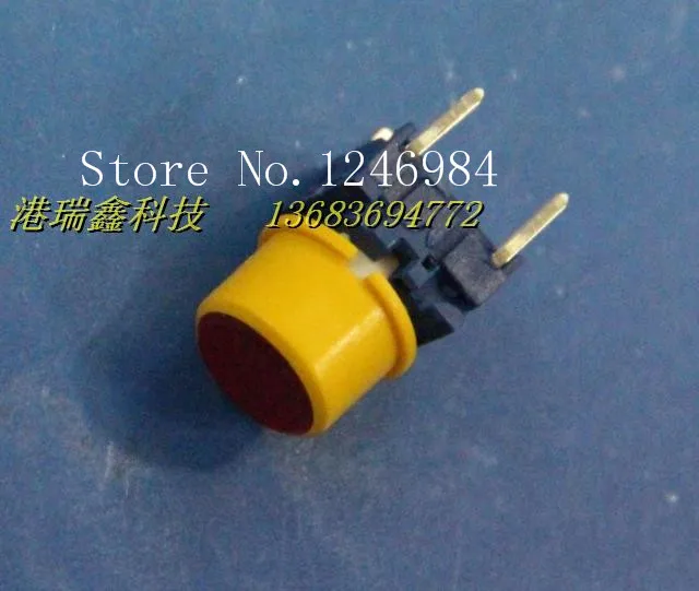 [SA]Denmark MEC yellow button switch reset switch micro switch 3FTL6 + 1F 04--20pcs/lot