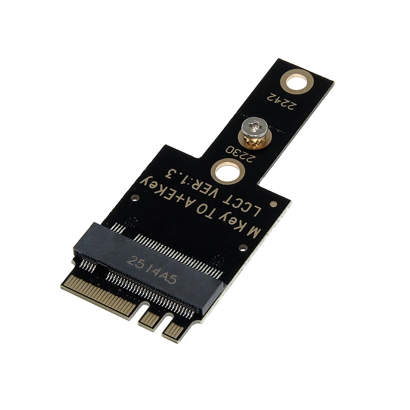 بطاقة الشبكة اللاسلكية M.2 WiFi A + E مفتاح لبطاقة محول القرص الصلب 2230 2242 NVME M.2 NGFF SSD
