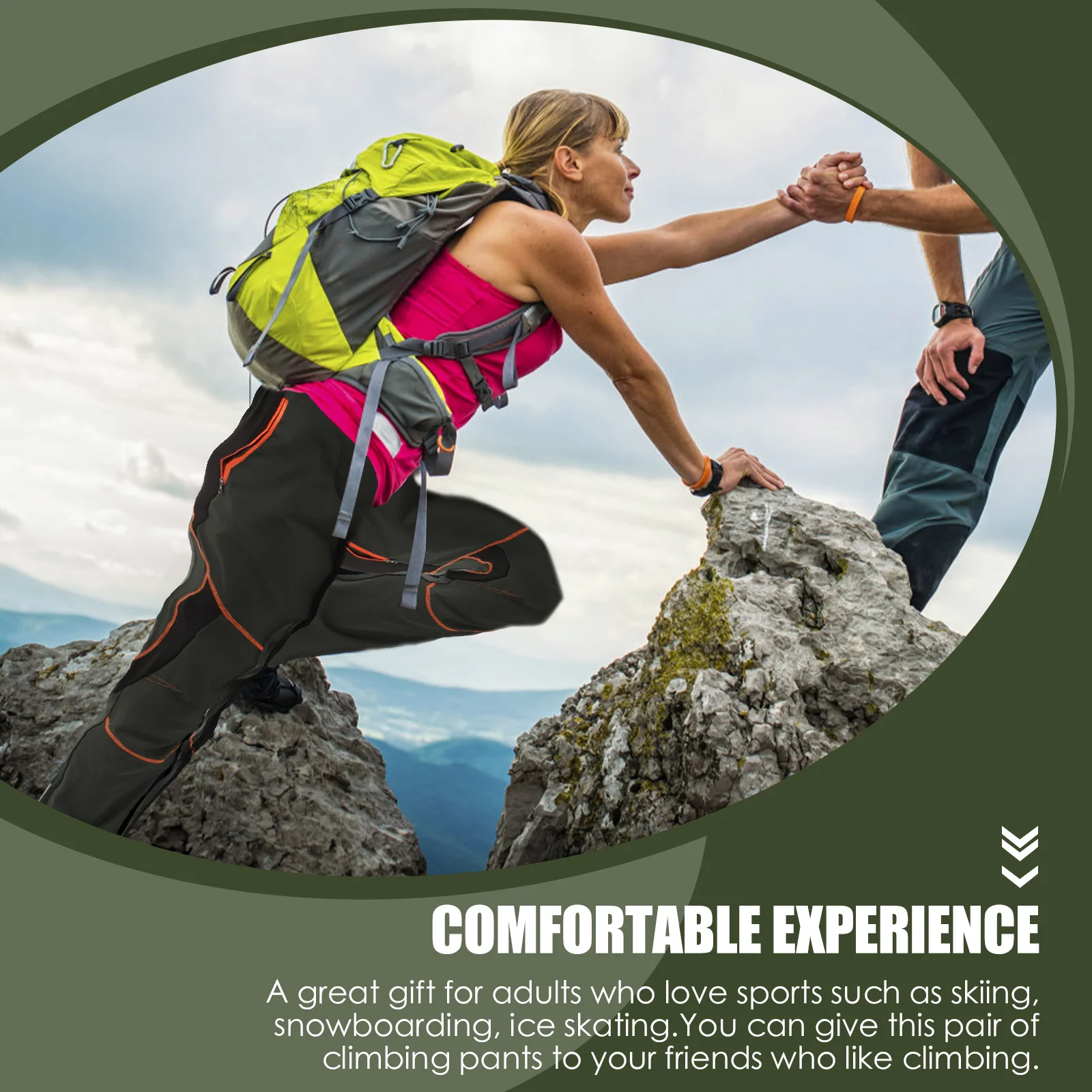 

Hiking Pants Women for Summer Comfortable Outdoor Long Trousers Climbing Sweatpants Miss