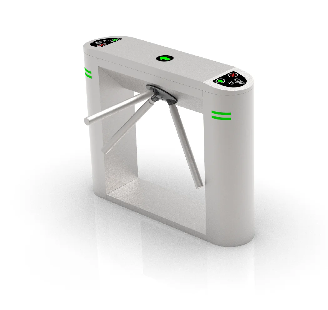 Supermarket & Bus Station Access Control Security Tripod Turnstile Gate with Face Recognition Technology