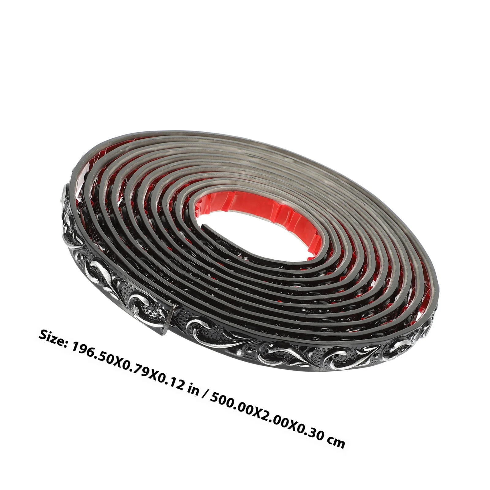 1 rol zelfklevende decoratieve sierstrip PVC flexibele muur hoeklijst Peel Stick Edge voor plafondspiegel achtergrondmuur