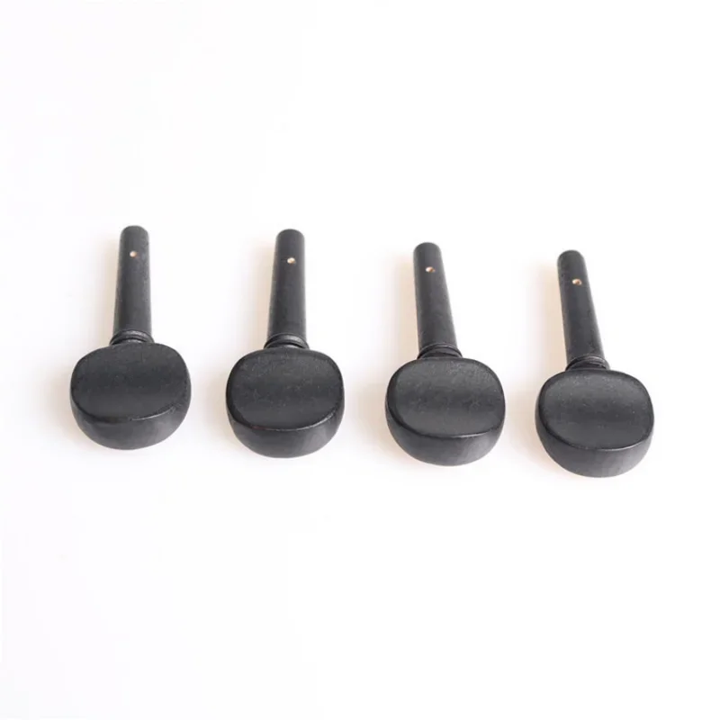 Ebony Wood Violin Tuning Peg with 5 Different Sizes Suitable for 1/8 or 1/4 & 1/2 & 3/4 & 4/4 Violin 50 To 65mm