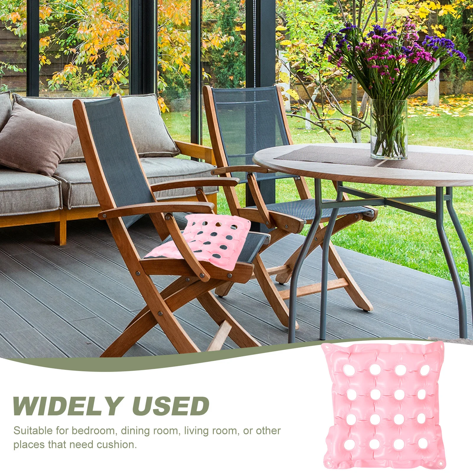 

Comfortable Inflatable Seat Cushion for Pressure Ulcer Prevention Lightweight Portable Cushion for Sitting Long Hours At Office