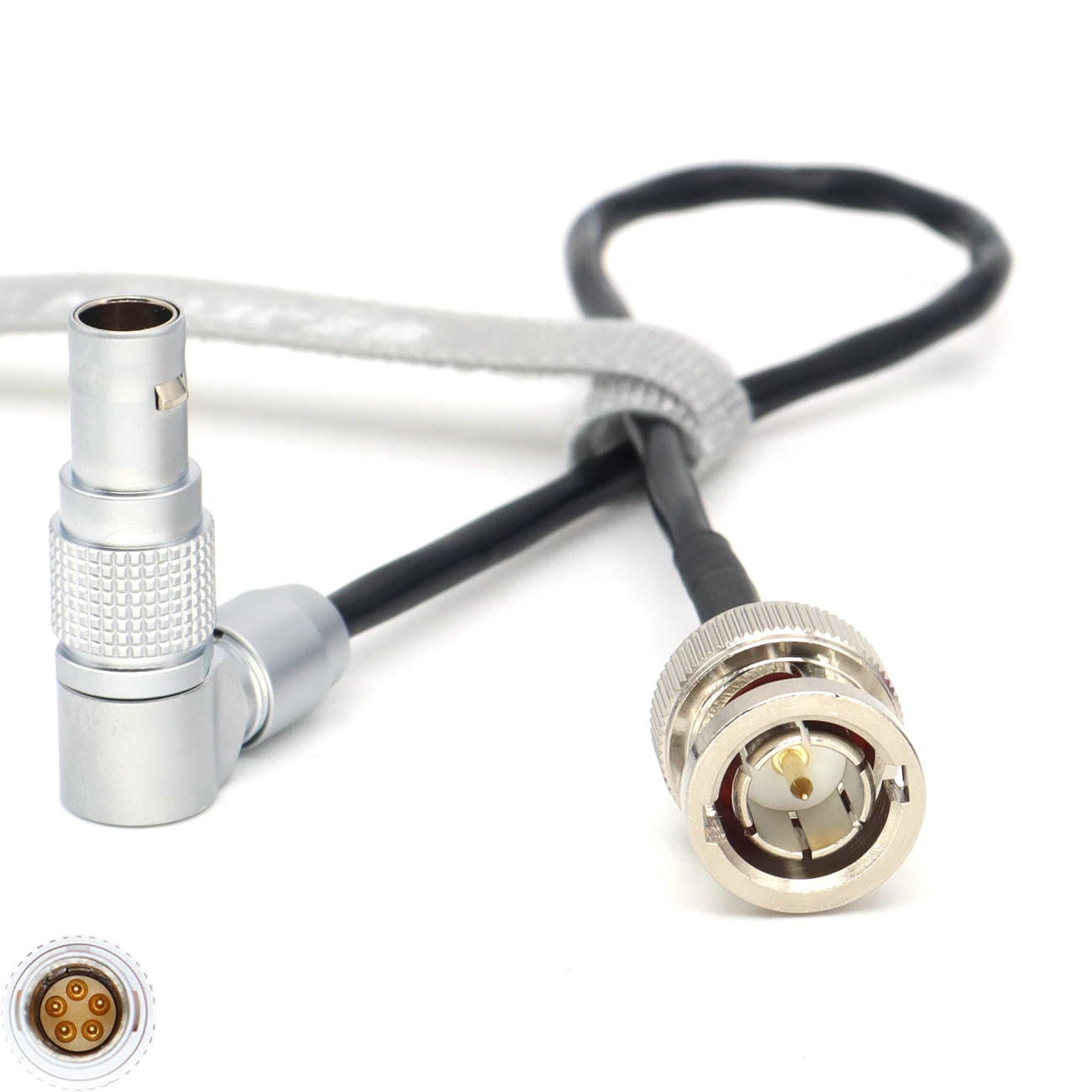 TIMECODE CABLE AMBIENT nanoLOCKIT 0b 5pin TO  zoom f4/f8 BNC