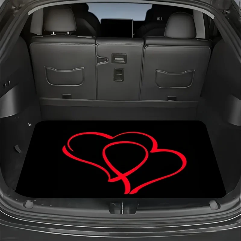 Tapis de coffre de voiture, imprimé papillon tendance, velours cristal, adapté à la plupart des modèles, n'hésitez pas, laissez-le devenir votre indispensable
