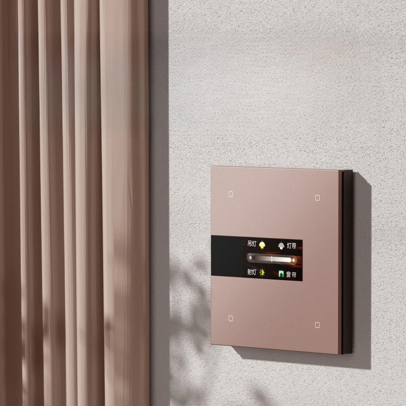 

Graffiti solution 86 wall lettering-free screen display smart switch micro-touch remote voice