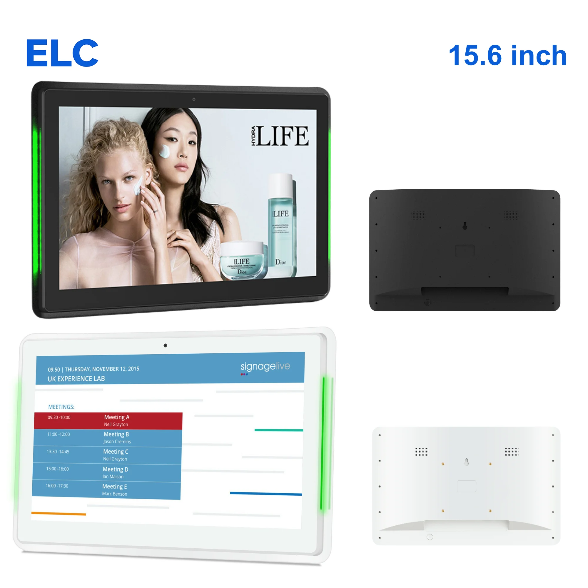 WA1569T 15.6 Inch Rk3576S 4+32GB Android 14 POE Android Tablet Indoor Advertising Touch Display