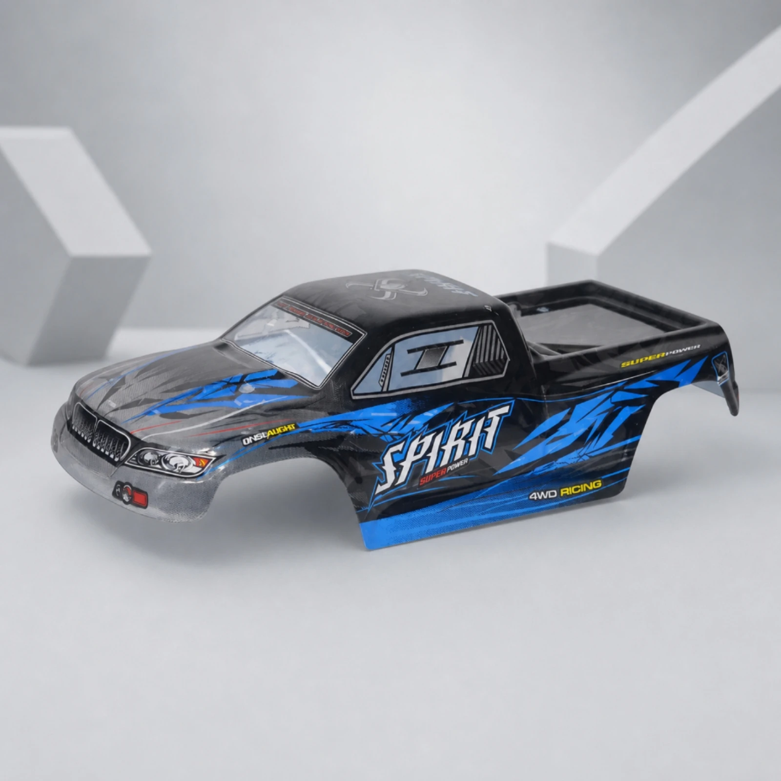 RC Car Body Shell Replacement RC Truck Body Shell Hard Plastic All-Terrain for Hobbyists, Customization, Restoration