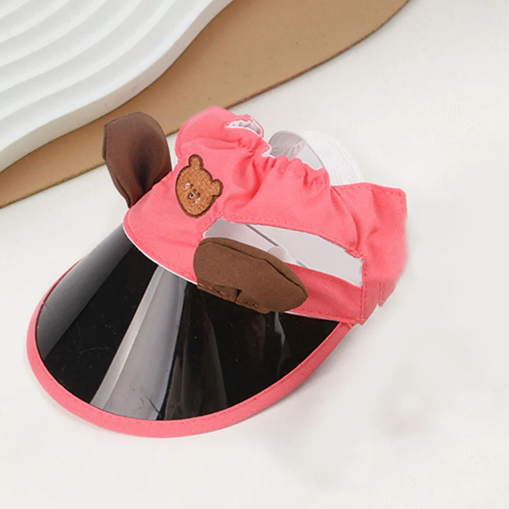 

2Pcs Dog Sun Hat Adjustable Breathable Visor with Ear Cutouts Sunlight-Protective Summer Hat for Small Large Breeds Beach Hiking