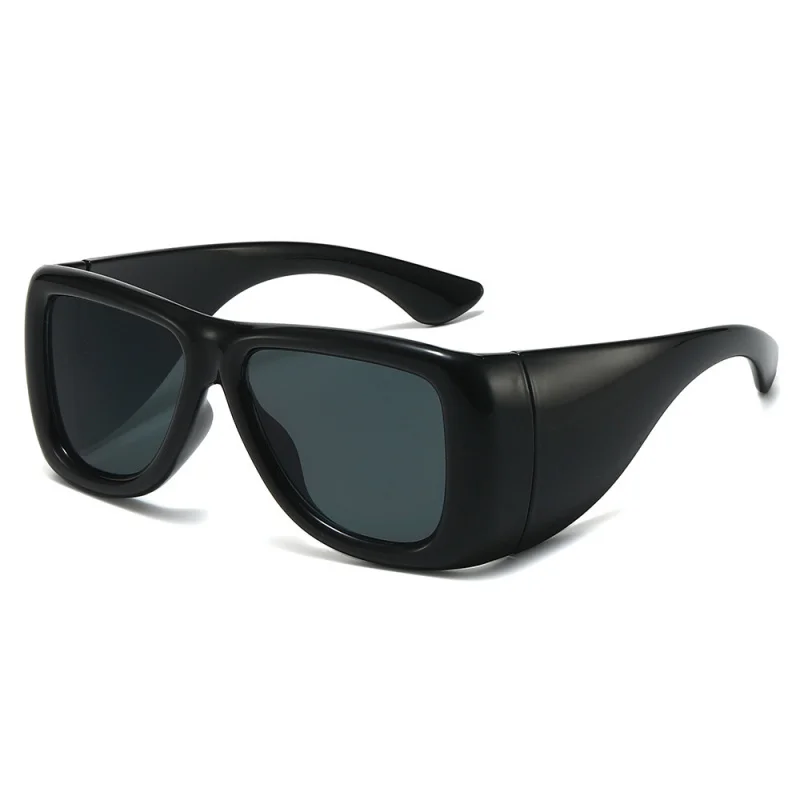 Oversized Y2K Sunglasses Women Men Square Bubble Bold Frame Designed Wrap Travel Driving Riding Sun Glasses UV400 Shades image 5