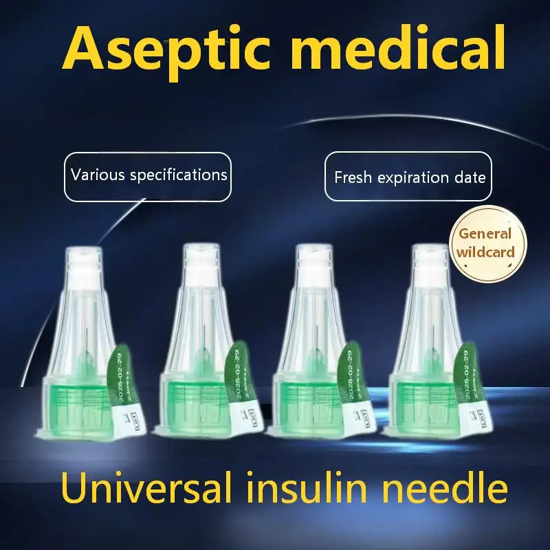 

100 шт. картриджей для инсулиновых шприц-ручек Lilly, индивидуальная упаковка, медицинские инсулиновые иглы 4 мм, 6 мм, 8 мм