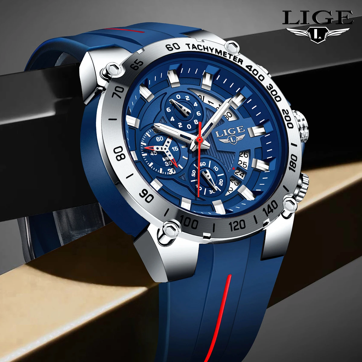 LIGE 2026 Brand Watch Men Sili - đánh giá và giá Smartwatch Army Watches For Men