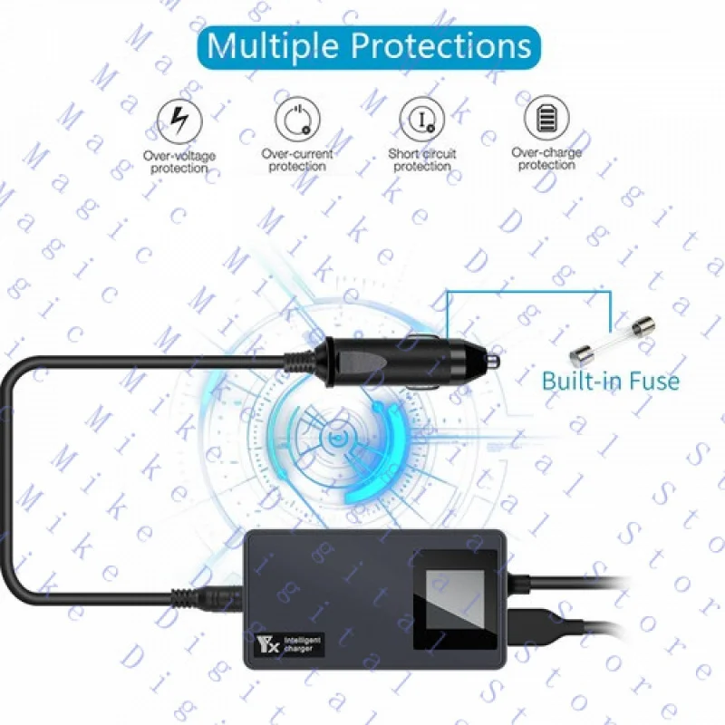 UU  For DJI Mavic AIR 2 / AIR 2S Digital Display Car Charger Drone Accessories view 3