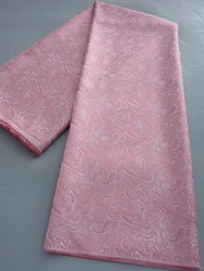Brocade Lace and Fabrics African Latest 2026 Jacquard Lace Fabrics Damask Fabric Nigerian for Women Dresses Luxury,5Yards 4809