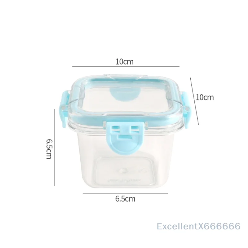 Refrigerator Mini Storage Box Sauce Pickle Take-out Fresh-keeping Box High-value Transparent Children's Fruit Packaging Box
