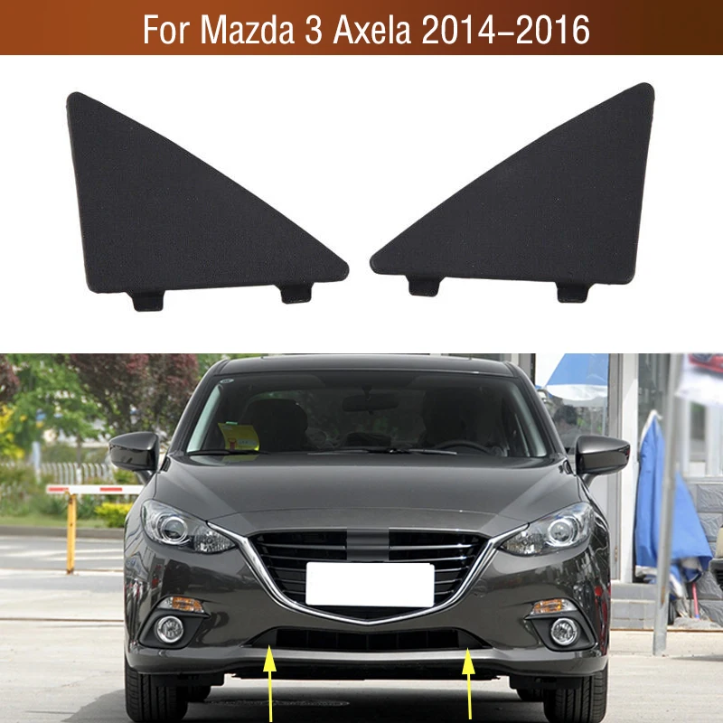 

1 Pair For Mazda 3 Axela 2014 2015 2016 Front Bumper Lower Grille Trim Cover Lid Cap