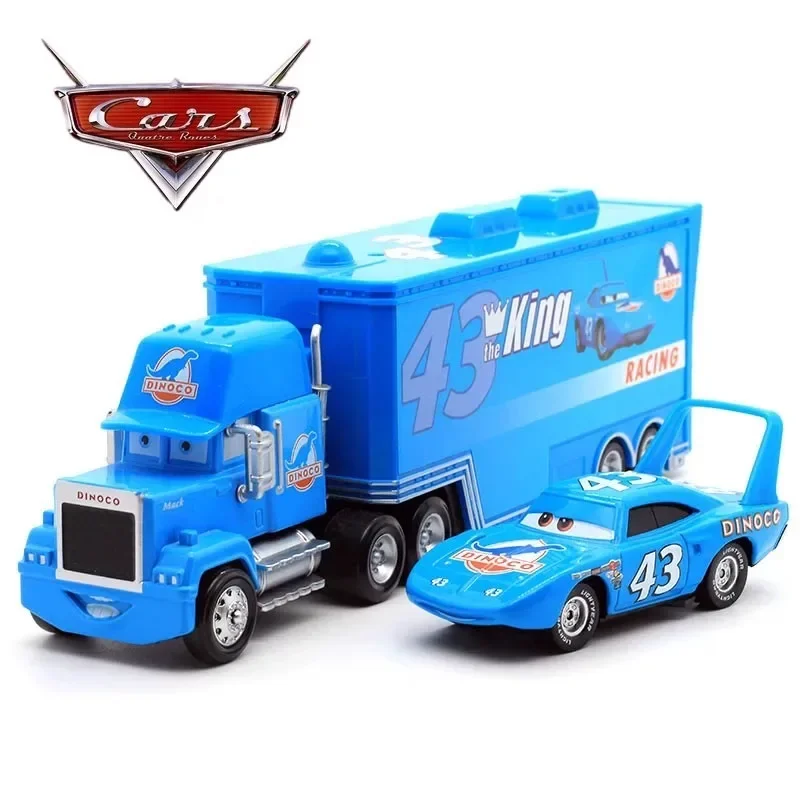 

No BatteryDisney Pixar Cars 3 Diecast Model Toys 1Set 1:55 Scale Lightning McQueen Jackson Storm Uncle Truck Gift for Kids 7-12Y