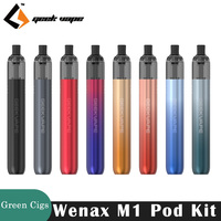 Original GeekVape Wenax M1 Pod Kit 16W Vape Pen 800mAh Battery with 0.8/1.2ohm Coil E Cigarette Vaporizer