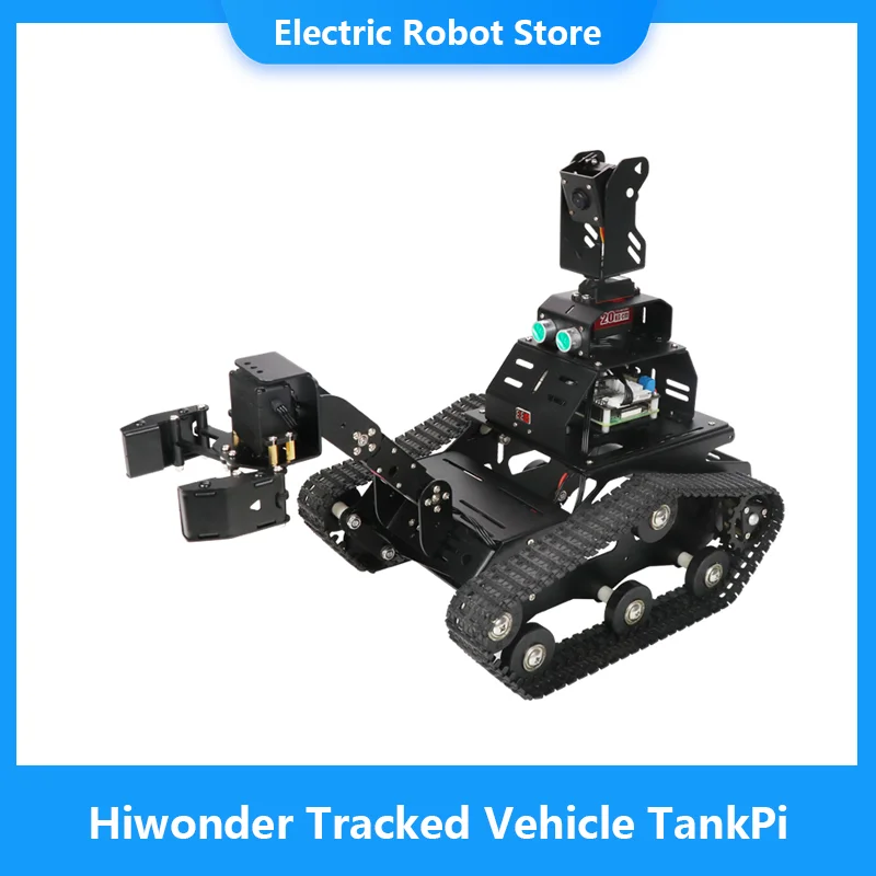 

Hiwonder Tracked Vehicle TankPI Programmable OpenCV Artificial Intelligence AI Visual Recognitio Optional Raspberry Pi