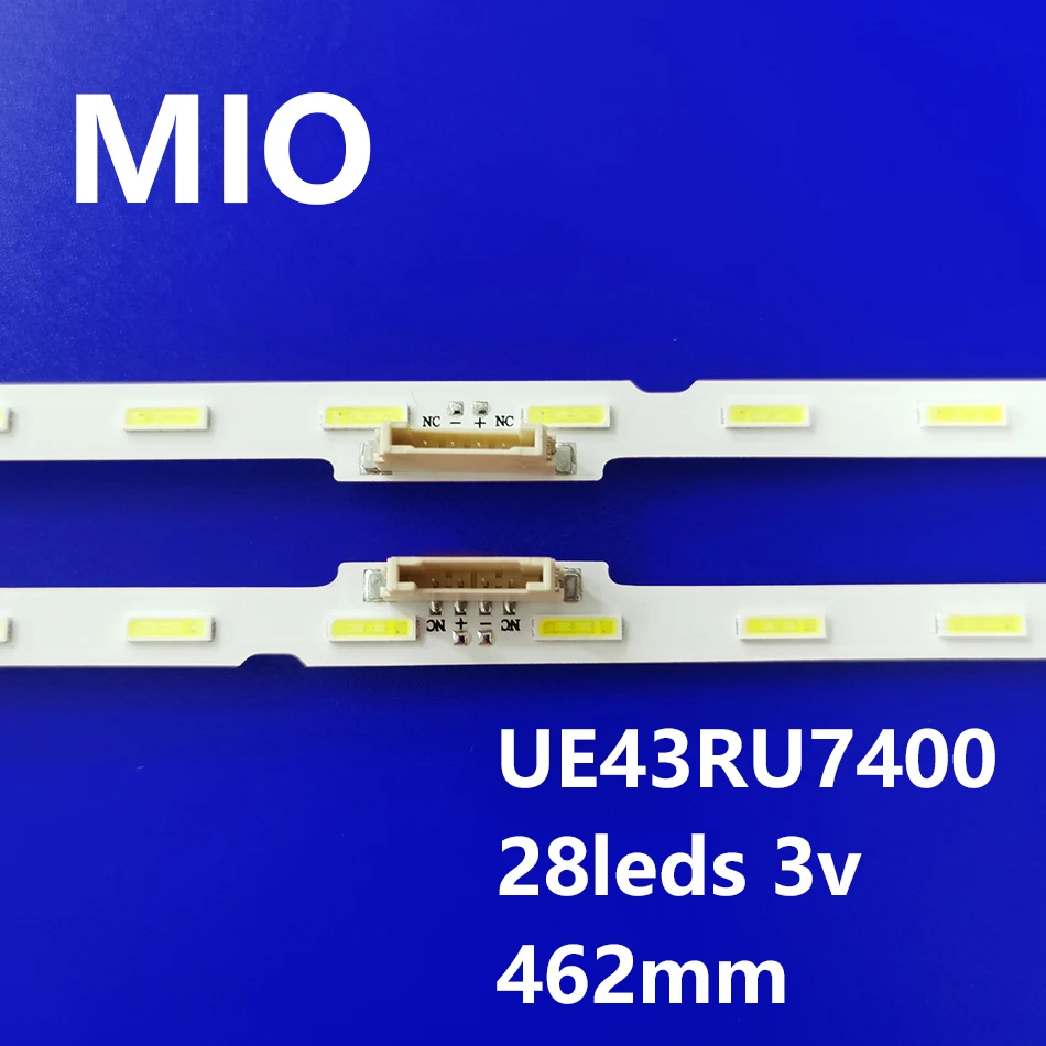 

28LED 3V LED Backlight Strip V8N4-430SM0-R0 BN96-46053A CY-NR043HGHV1V for UE43RU7410U UE43RU7025K UE43RU7400