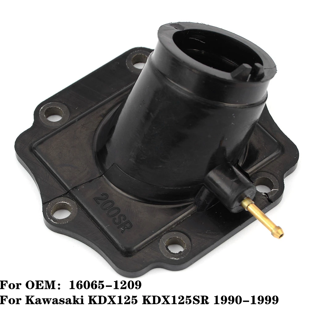 Motorcycle Carburetor Joint Intake Interface Carb Adapter For Kawasaki KDX 125 KDX125 KDX-125 KDX125SR 1990-1999 16065-1209