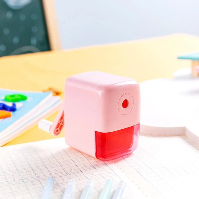 Temperamatite a manovella multifunzione con alimentazione automatica della penna temperamatite manuale per sbucciare il coltello per pialla girevole temperamatite 71158