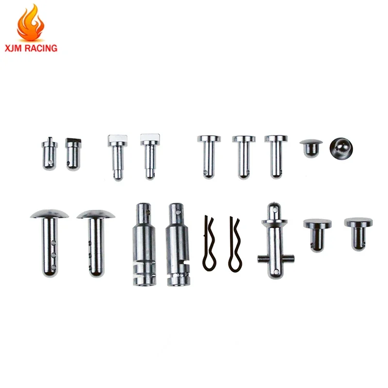 Legering Wing Pins Gear Cover Radio Box Shell Body Pin Reparatie Kit voor 1/5 HPI Rofun Rovan BAJA KM 5B 5T 5SC Truck Onderdelen