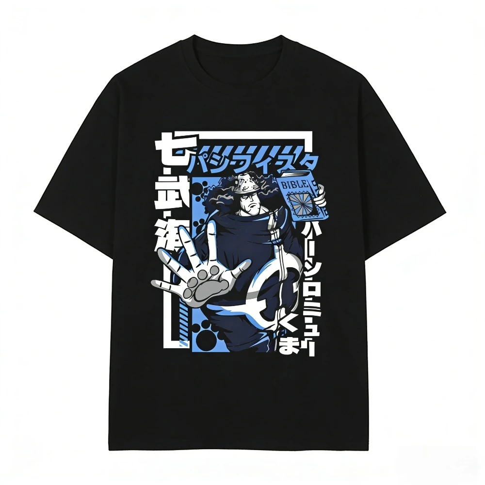 One Piece Bartholomew Kuma Unisex T-Shirt 2026 Sommer Neues beliebtes Anime-Druck American Casual Family Kurzarm-Top