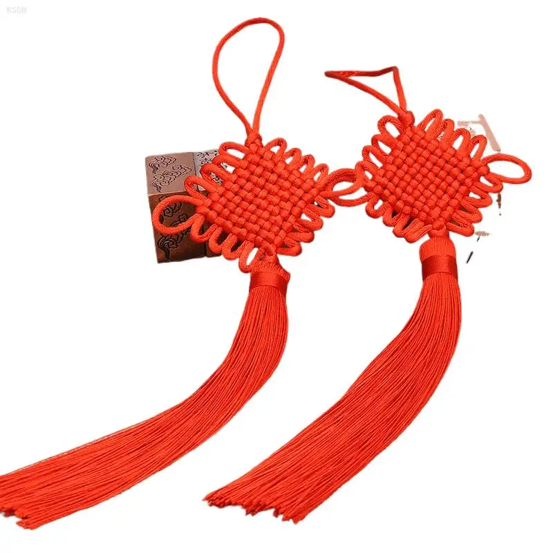 

NSDM Chinese Knot Spring Festival Decoration For Home Pendant Chinese Lunar New Year Traditional Decor Red Tassel Ornament