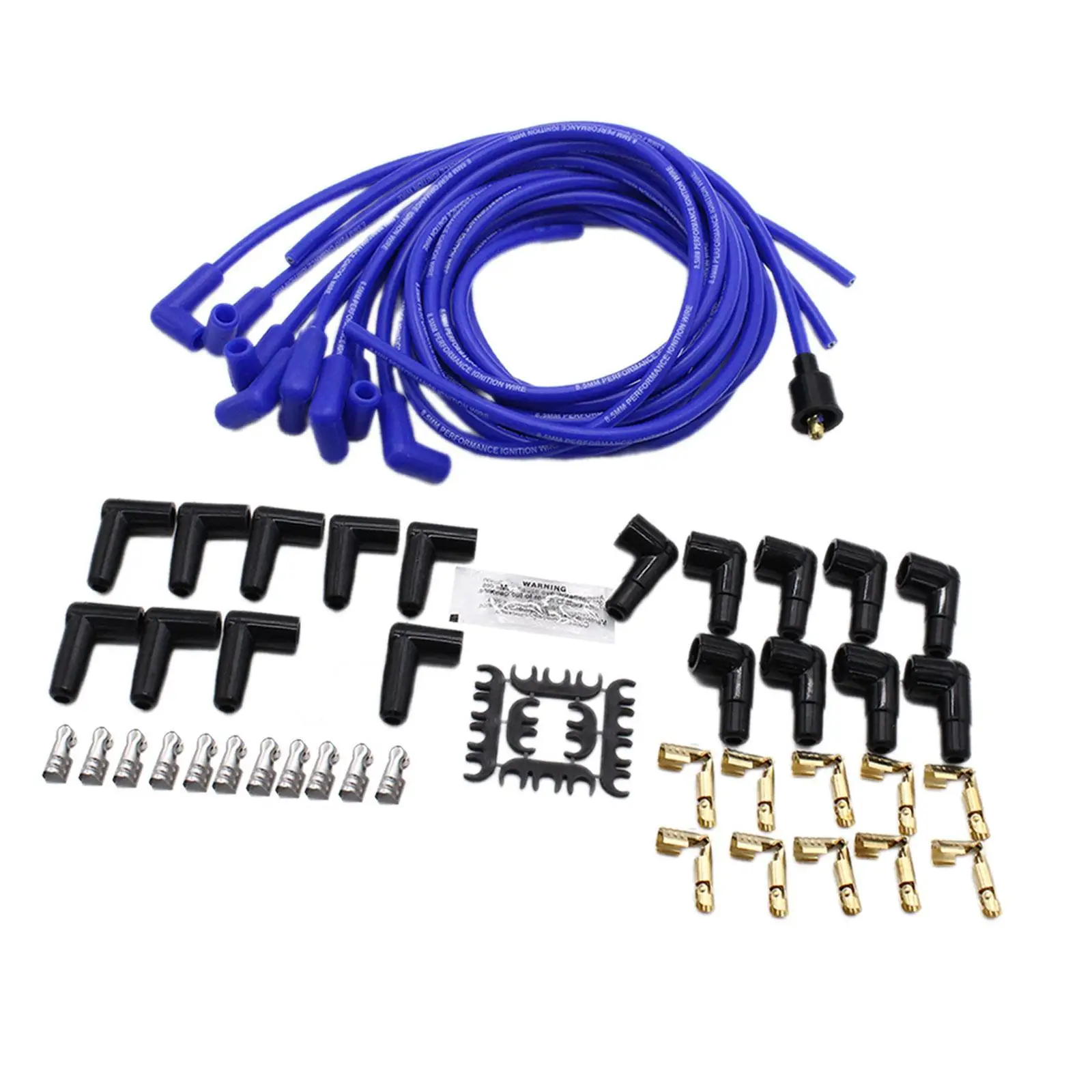 

Набор проводов для свечей зажигания 8,5 мм, высокопроизводительные аксессуары для ботинок 135, 45 градусов, прямая замена, простая установка для 396 402