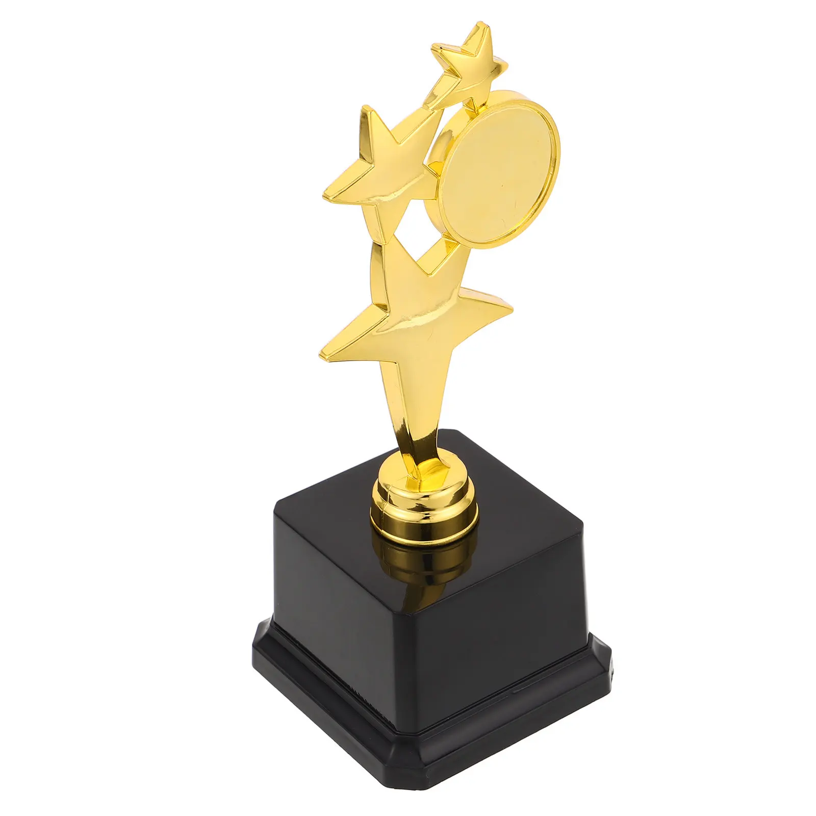 

Star Shaped Trophy Gold Finish Plastic Award for Kids School Competitions Football Basketball Soccer Dance Music Graduation