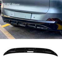For Xpeng G6 Rear Surrounding Lip Spoiler Car Tail Wing Decoration Protective Cover modification Accessories Bright Black