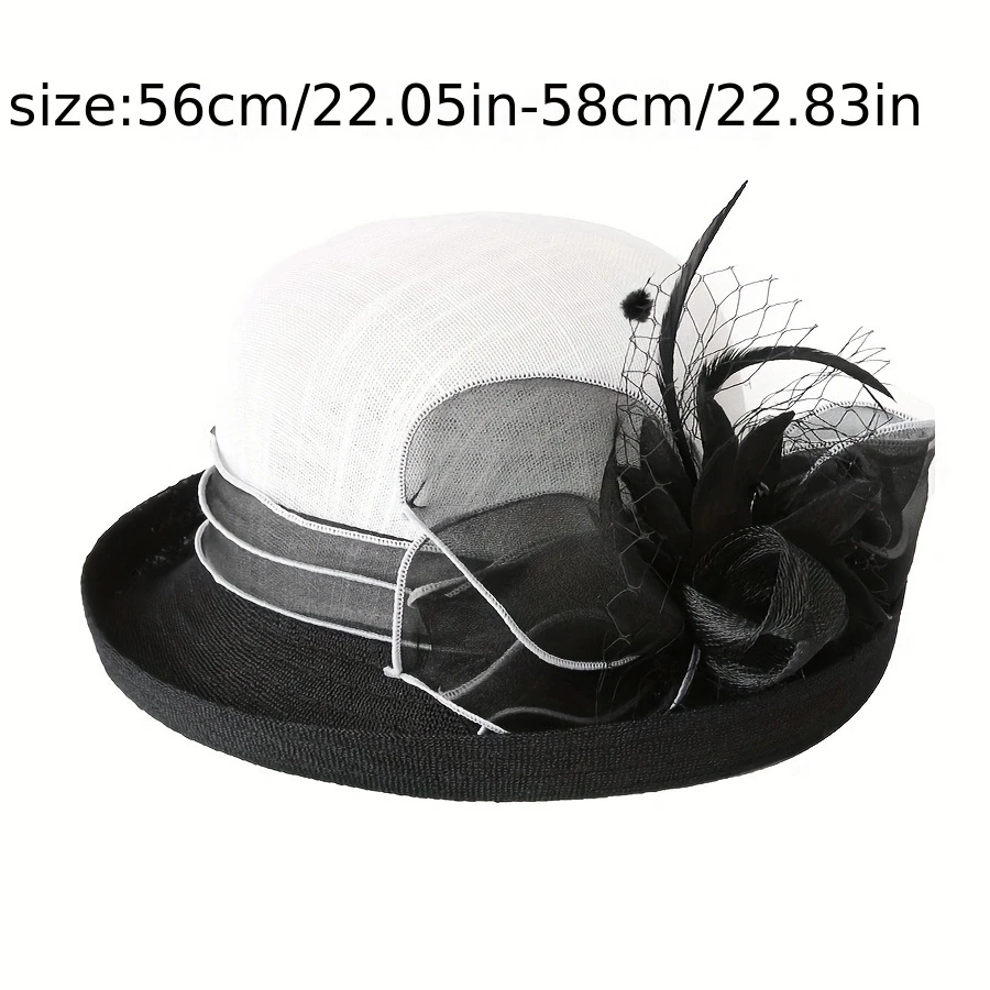 Sun hat for women\'s summer 2024 new British casual and artistic top hat, versatile for outings, sun hat for women\'s sun protecti