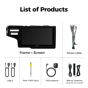 Ainavi Android Car Radio für Honda Fit 3 Jazz Jeez 2014-2020 Multimedia Breeder Wireless Carplay Android Automatic Unit 6 Hauptverkäufe Multimedia Honda Fit 2014 - №6