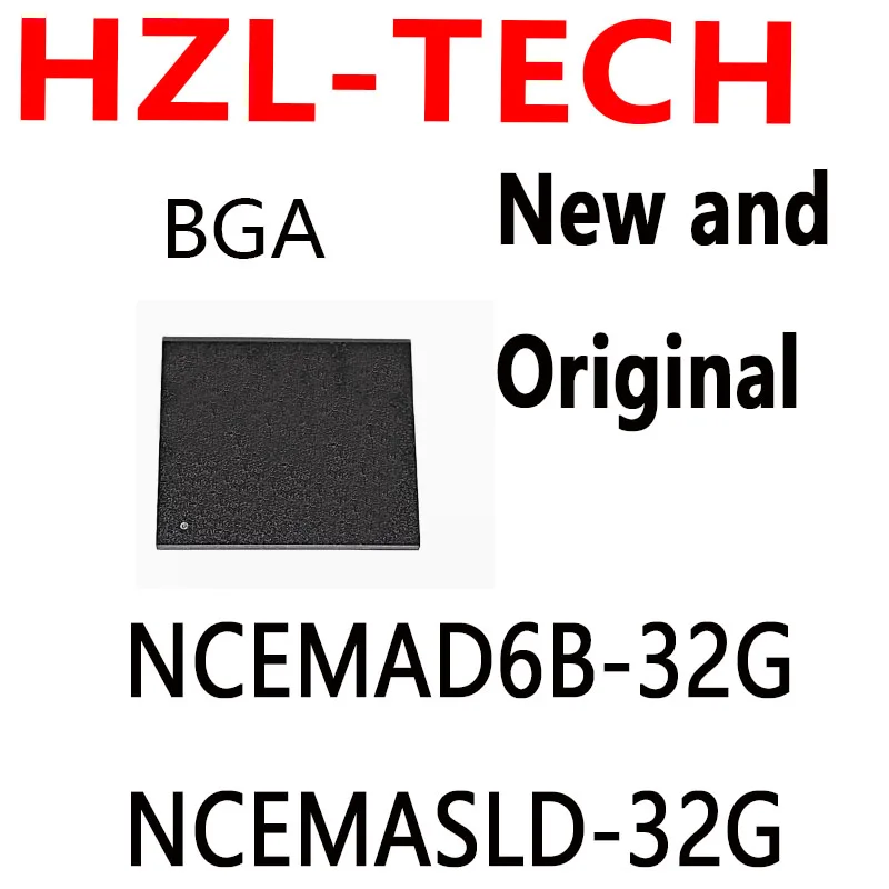 1PCS  BGA NCEMAD6B-32G NCEMASLD-32G NCEMASLG-32G EMMC32G-TA28 EMMC32G-M525 EMMC32G-T527 EMMC32G-S100 EMMC32G-V100