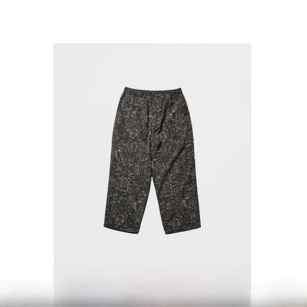 

Loose Fit Printed Suit Set Casual Japanese Sle Long Pants Cotton 00% Four Seasons Suitable Youth Faion Leisure Scene