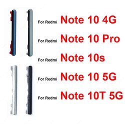 Volume Side Button For Xiaomi Redmi Note 10 10s 10T Pro 4G 5G Up Down Volume Button Power Side keys Repair Spare Parts